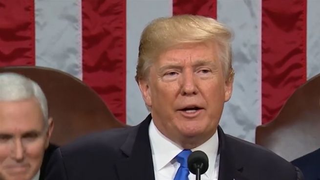 go to Lage der Nation: Hier zeigt sich Trump versöhnlich